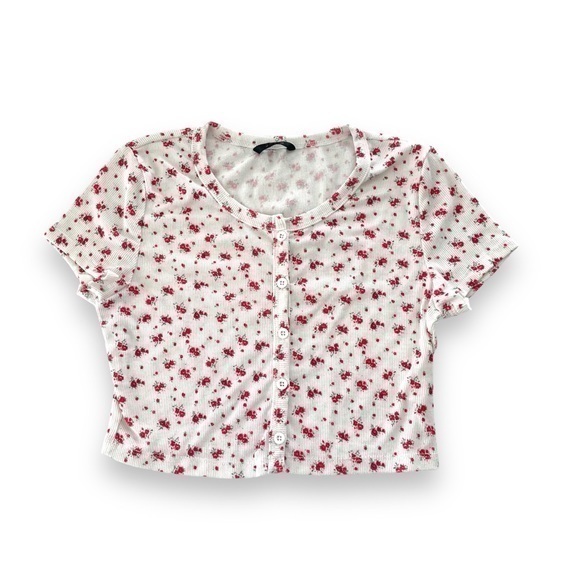 SHEIN Tops - Floral Crop Top M